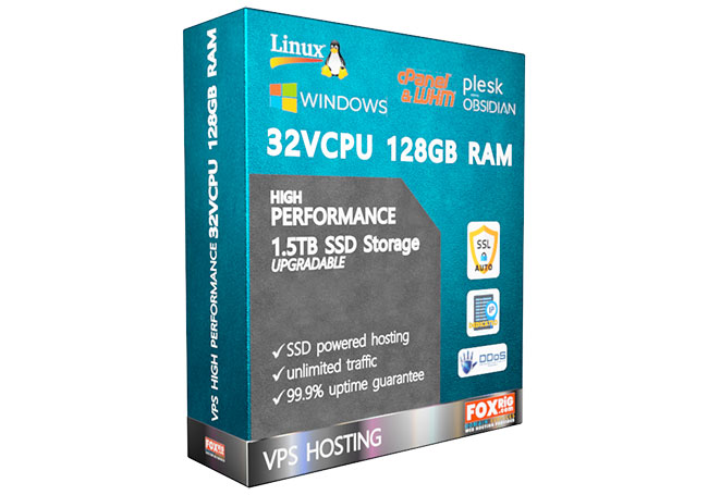 VPS 32vCPU 128GB RAM