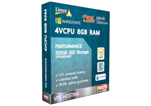 VPS 4vCPU 8GB RAM