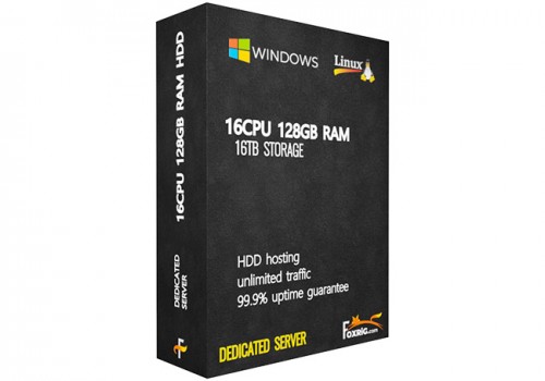 Dedicated Server(HDD) 16CPU 128GB RAM Windows