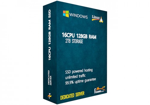 Dedicated Server(SSD) 16CPU 128GB RAM Linux