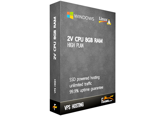 VPS 2vCPU 8GB RAM Linux