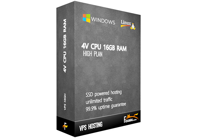 VPS 4vCPU 16GB RAM Windows
