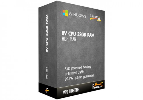 VPS 8vCPU 32GB RAM Linux