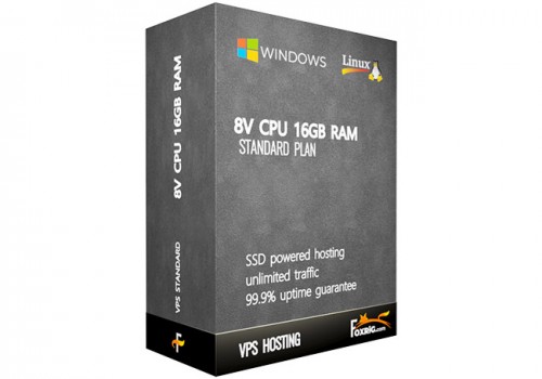 VPS 8vCPU 16GB RAM Linux